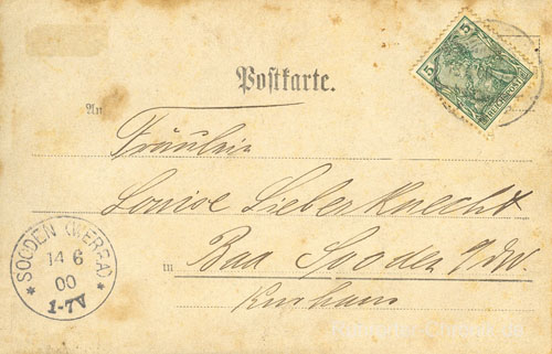 Leinpfad : Jahr: 1900