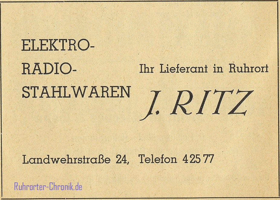 Landwehrstraße 24 : Jahr: 1952