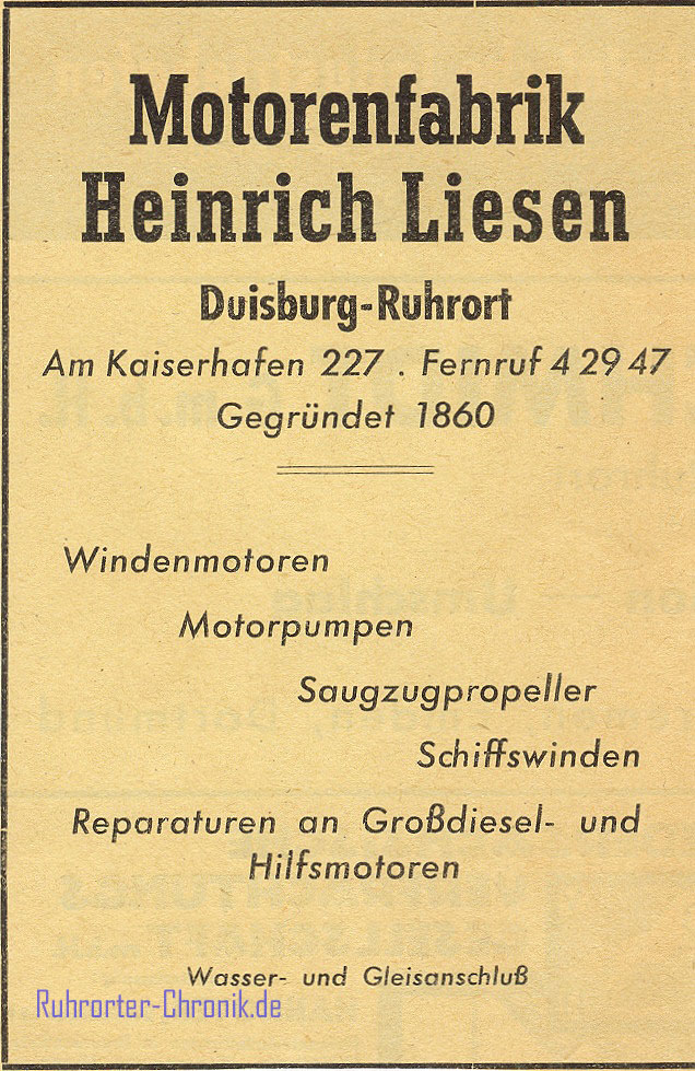 Alte Werbeanzeigen : Zeitraum: 1946-1960